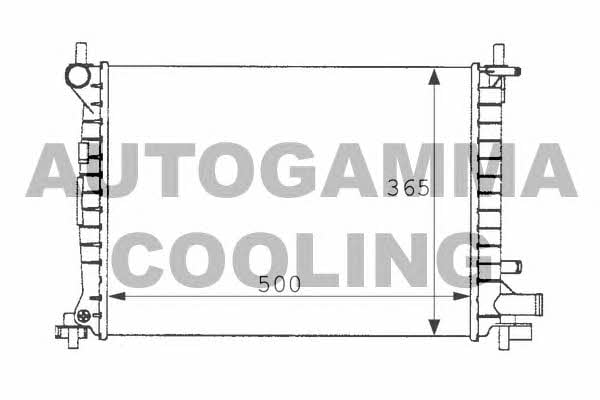 Autogamma 101197 Radiator, engine cooling 101197: Buy near me in Poland at 2407.PL - Good price!