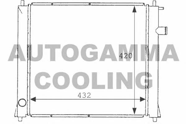 Autogamma 101253 Radiator, engine cooling 101253: Buy near me in Poland at 2407.PL - Good price!
