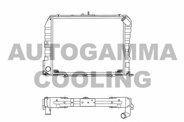Autogamma 101275 Radiator, engine cooling 101275: Buy near me in Poland at 2407.PL - Good price!