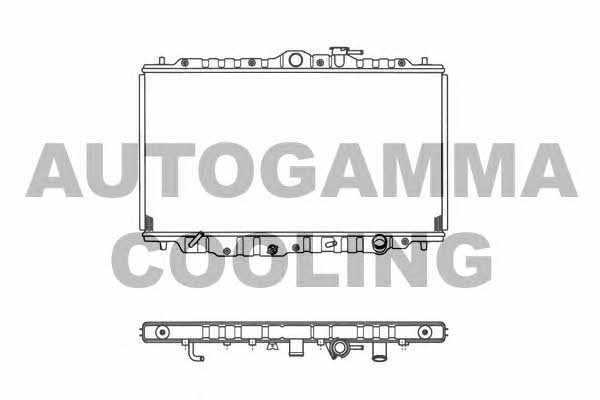 Autogamma 101440 Радіатор охолодження двигуна 101440: Приваблива ціна - Купити у Польщі на 2407.PL!