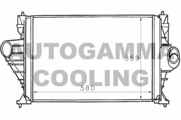 Autogamma 101487 Chłodnica powietrza doładowującego (intercooler) 101487: Dobra cena w Polsce na 2407.PL - Kup Teraz!