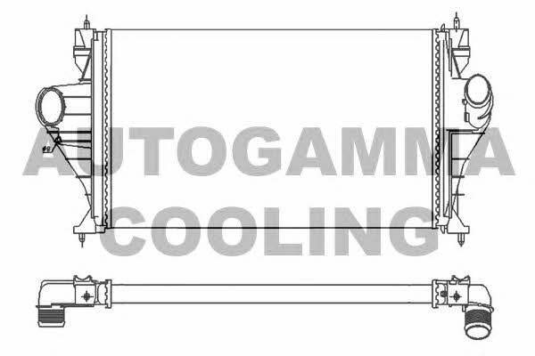 Autogamma 101492 Chłodnica powietrza doładowującego (intercooler) 101492: Dobra cena w Polsce na 2407.PL - Kup Teraz!