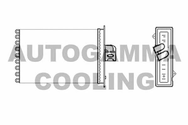 Autogamma 101608 Heat exchanger, interior heating 101608: Buy near me in Poland at 2407.PL - Good price!