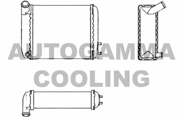 Autogamma 101651 Heat exchanger, interior heating 101651: Buy near me in Poland at 2407.PL - Good price!