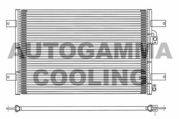 Autogamma 101691 Радиатор кондиционера (Конденсатор) 101691: Отличная цена - Купить в Польше на 2407.PL!