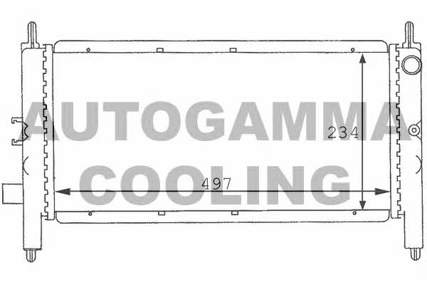 Autogamma 100919 Kühler motorkühlung 100919: Kaufen Sie zu einem guten Preis in Polen bei 2407.PL!