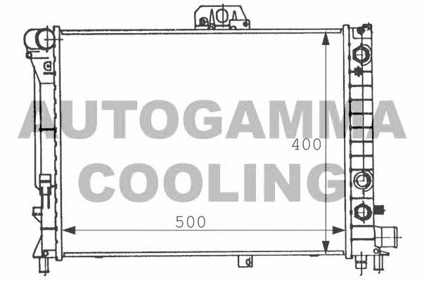 Autogamma 100943 Radiator, engine cooling 100943: Buy near me in Poland at 2407.PL - Good price!