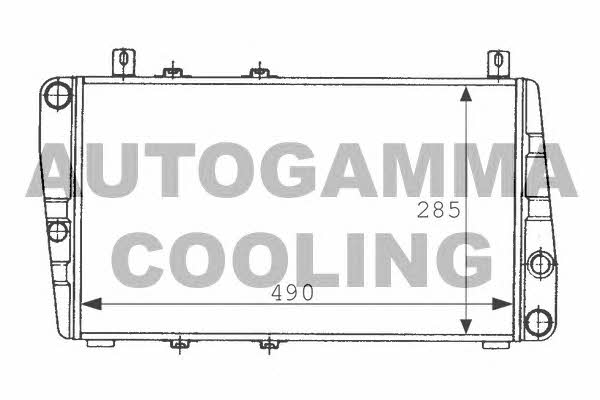 Autogamma 100967 Kühler motorkühlung 100967: Bestellen Sie in Polen zu einem guten Preis bei 2407.PL!