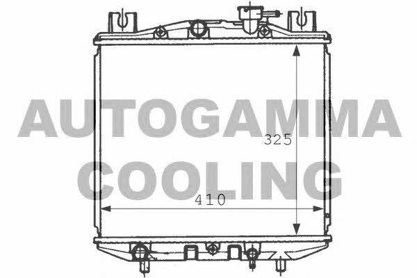 Autogamma 100969 Radiator, engine cooling 100969: Buy near me in Poland at 2407.PL - Good price!