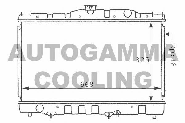 Autogamma 100996 Kühler motorkühlung 100996: Kaufen Sie zu einem guten Preis in Polen bei 2407.PL!