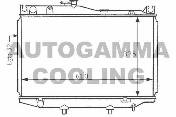 Autogamma 101010 Kühler motorkühlung 101010: Kaufen Sie zu einem guten Preis in Polen bei 2407.PL!