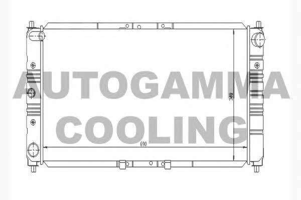 Autogamma 104321 Радіатор охолодження двигуна 104321: Приваблива ціна - Купити у Польщі на 2407.PL!