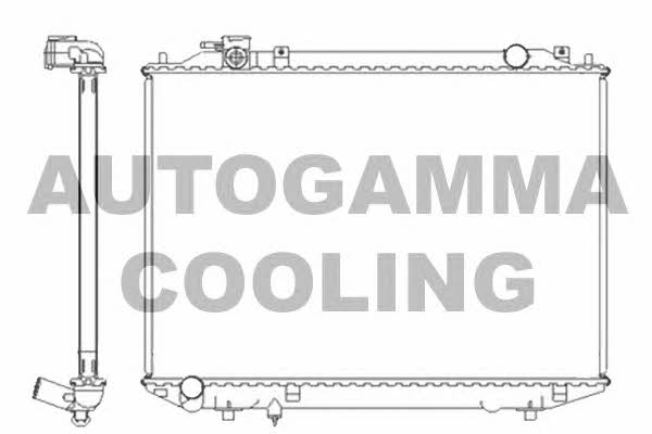 Autogamma 104415 Радиатор охлаждения двигателя 104415: Купить в Польше - Отличная цена на 2407.PL!