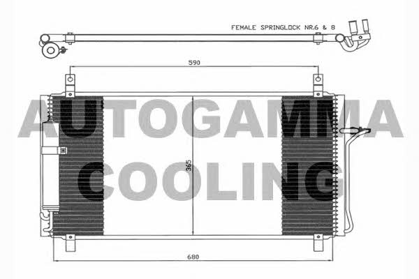Autogamma 104461 Cooler Module 104461: Buy near me at 2407.PL in Poland at an Affordable price!