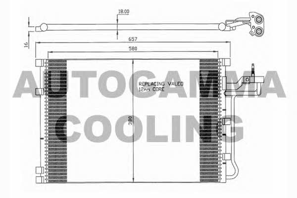 Autogamma 104477 Cooler Module 104477: Buy near me in Poland at 2407.PL - Good price!