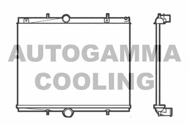 Autogamma 104503 Радиатор охлаждения двигателя 104503: Отличная цена - Купить в Польше на 2407.PL!