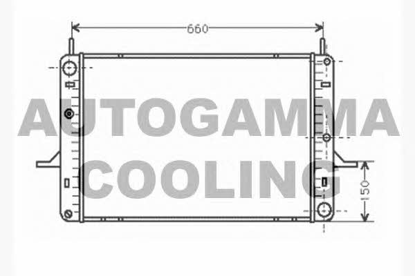 Autogamma 104510 Radiator, engine cooling 104510: Buy near me in Poland at 2407.PL - Good price!