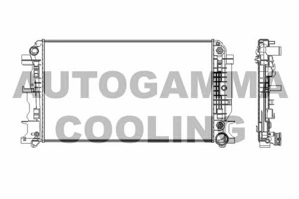 Autogamma 104533 Kühler motorkühlung 104533: Kaufen Sie zu einem guten Preis in Polen bei 2407.PL!
