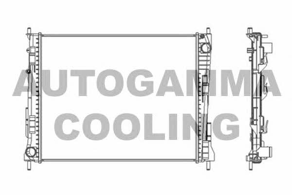 Autogamma 104561 Радіатор охолодження двигуна 104561: Приваблива ціна - Купити у Польщі на 2407.PL!