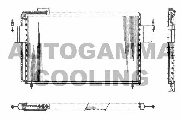 Autogamma 101843 Cooler Module 101843: Buy near me in Poland at 2407.PL - Good price!