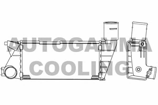 Autogamma 101863 Intercooler, charger 101863: Buy near me in Poland at 2407.PL - Good price!