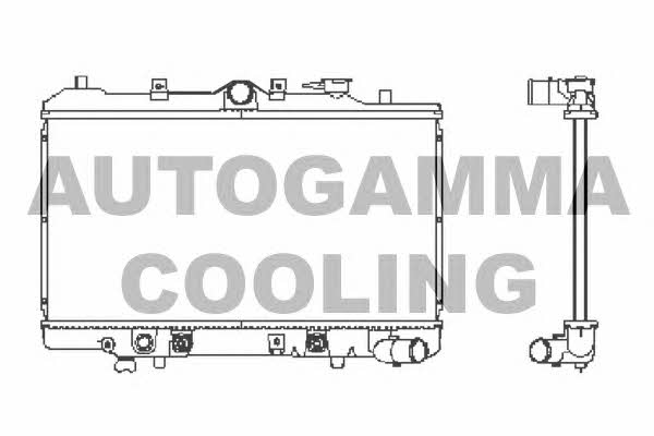 Autogamma 102136 Радиатор охлаждения двигателя 102136: Отличная цена - Купить в Польше на 2407.PL!