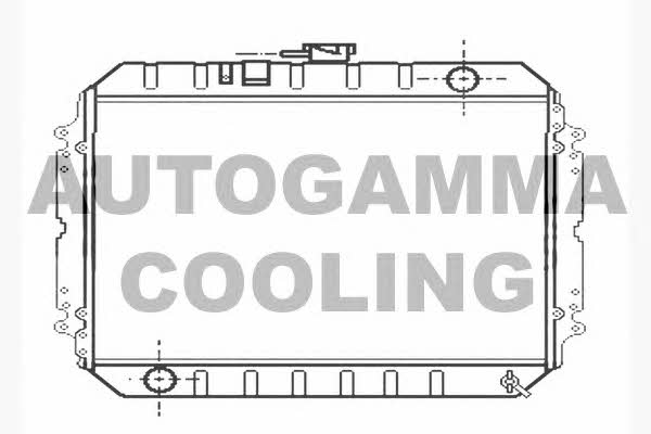 Autogamma 104696 Радиатор охлаждения двигателя 104696: Отличная цена - Купить в Польше на 2407.PL!