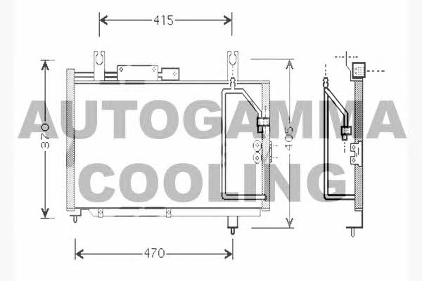 Autogamma 104762 Cooler Module 104762: Buy near me in Poland at 2407.PL - Good price!