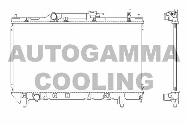 Autogamma 102347 Радіатор охолодження двигуна 102347: Приваблива ціна - Купити у Польщі на 2407.PL!