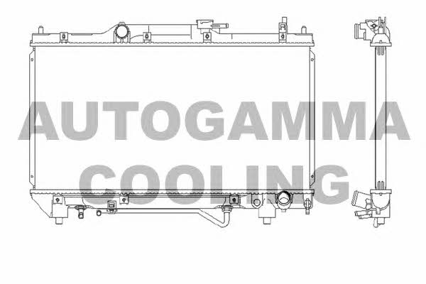 Autogamma 102351 Chłodnica, układ chłodzenia silnika 102351: Dobra cena w Polsce na 2407.PL - Kup Teraz!