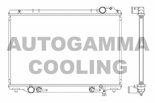 Autogamma 102374 Радіатор охолодження двигуна 102374: Приваблива ціна - Купити у Польщі на 2407.PL!