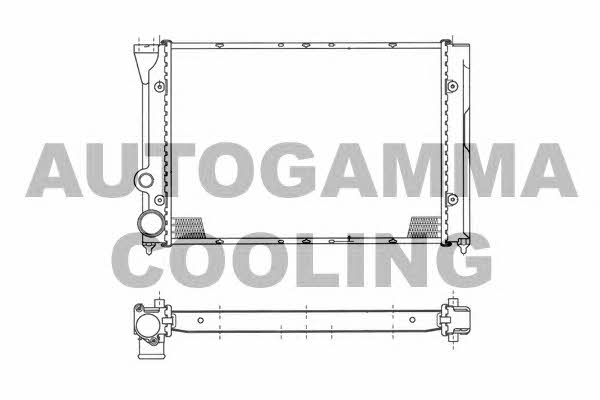 Autogamma 102379 Radiator, engine cooling 102379: Buy near me in Poland at 2407.PL - Good price!