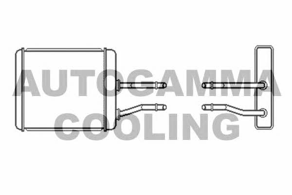 Autogamma 102419 Heat exchanger, interior heating 102419: Buy near me at 2407.PL in Poland at an Affordable price!