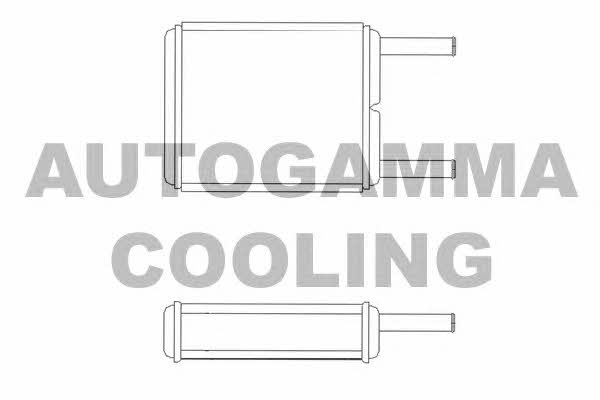 Autogamma 102449 Heat exchanger, interior heating 102449: Buy near me in Poland at 2407.PL - Good price!