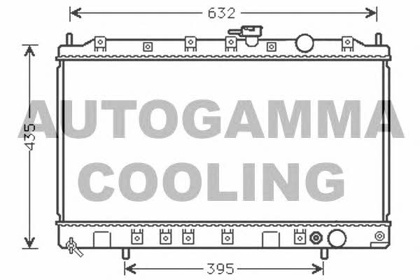 Autogamma 104856 Chłodnica, układ chłodzenia silnika 104856: Dobra cena w Polsce na 2407.PL - Kup Teraz!