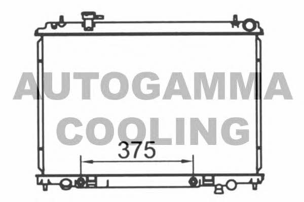 Autogamma 104858 Радіатор охолодження двигуна 104858: Приваблива ціна - Купити у Польщі на 2407.PL!