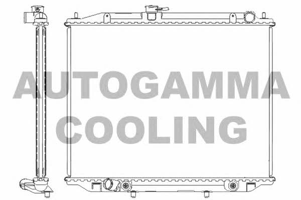 Autogamma 104863 Radiator, engine cooling 104863: Buy near me in Poland at 2407.PL - Good price!