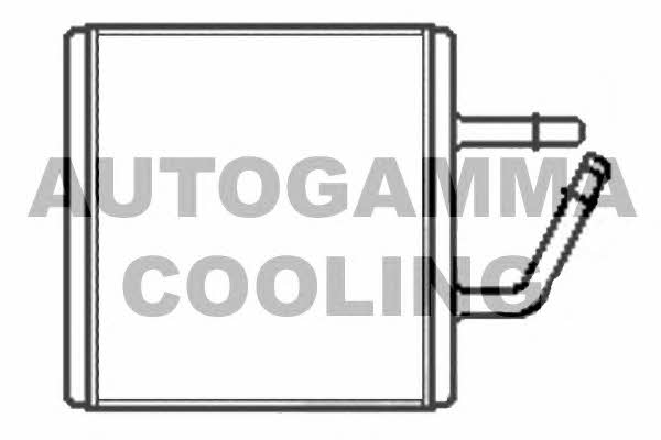 Autogamma 104878 Heat exchanger, interior heating 104878: Buy near me in Poland at 2407.PL - Good price!