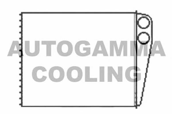 Autogamma 104880 Heat exchanger, interior heating 104880: Buy near me in Poland at 2407.PL - Good price!