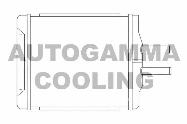 Autogamma 104937 Heat exchanger, interior heating 104937: Buy near me in Poland at 2407.PL - Good price!