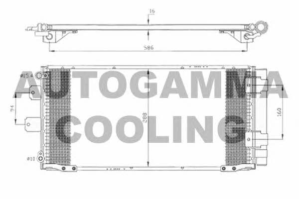 Autogamma 105035 Cooler Module 105035: Buy near me in Poland at 2407.PL - Good price!