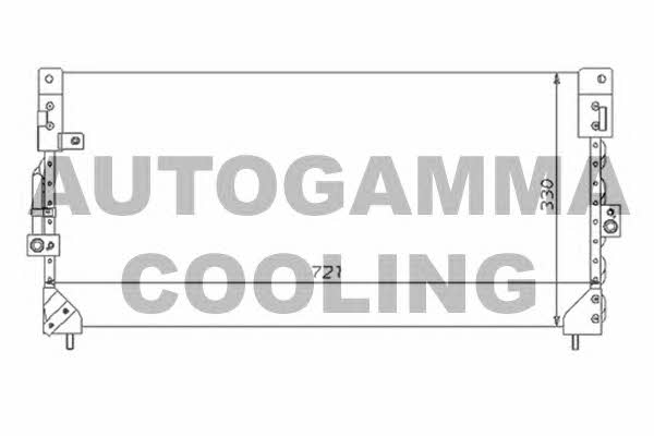 Autogamma 105037 Радиатор кондиционера (Конденсатор) 105037: Купить в Польше - Отличная цена на 2407.PL!