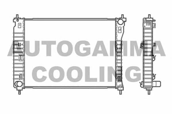 Autogamma 105043 Радіатор охолодження двигуна 105043: Приваблива ціна - Купити у Польщі на 2407.PL!
