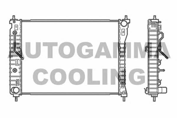 Autogamma 105044 Radiator, engine cooling 105044: Buy near me in Poland at 2407.PL - Good price!