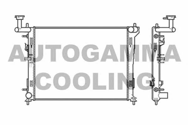 Autogamma 105048 Radiator, engine cooling 105048: Buy near me in Poland at 2407.PL - Good price!