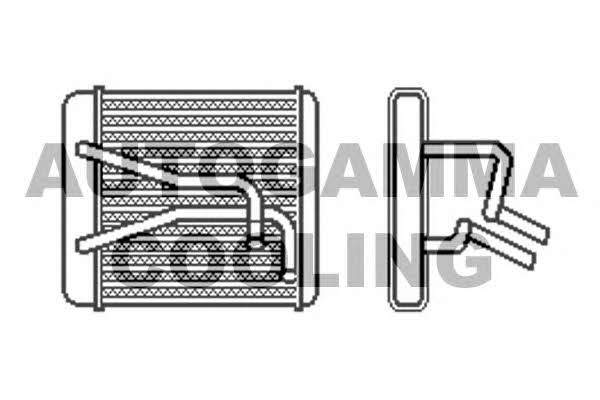 Autogamma 105064 Heat exchanger, interior heating 105064: Buy near me at 2407.PL in Poland at an Affordable price!
