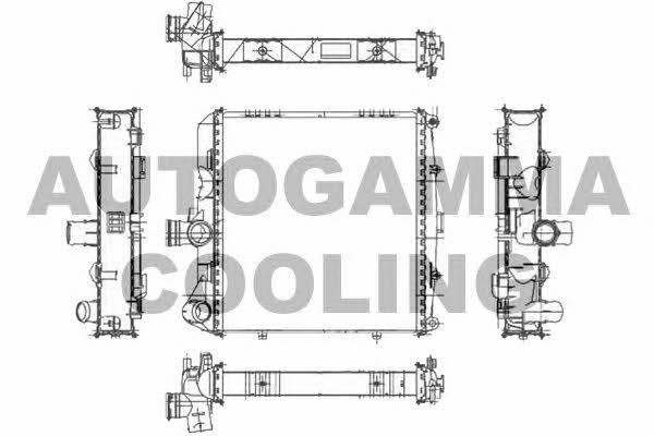 Autogamma 105101 Radiator, engine cooling 105101: Buy near me in Poland at 2407.PL - Good price!