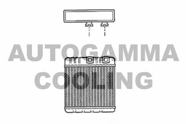 Autogamma 102541 Радиатор отопителя салона 102541: Отличная цена - Купить в Польше на 2407.PL!