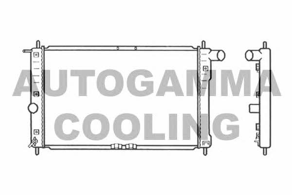 Autogamma 102587 Радиатор охлаждения двигателя 102587: Отличная цена - Купить в Польше на 2407.PL!