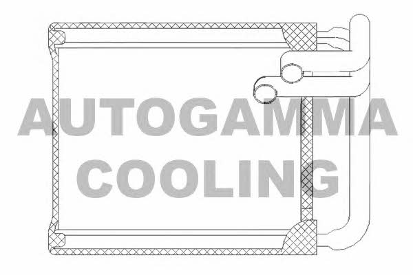 Autogamma 105147 Heat exchanger, interior heating 105147: Buy near me in Poland at 2407.PL - Good price!